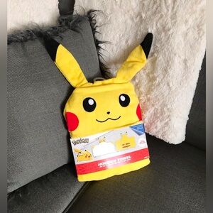 NEW Pokemon Pikachu Hooded Beach Bath Towel Terry Blanket Towel Cartoon Kid Gift